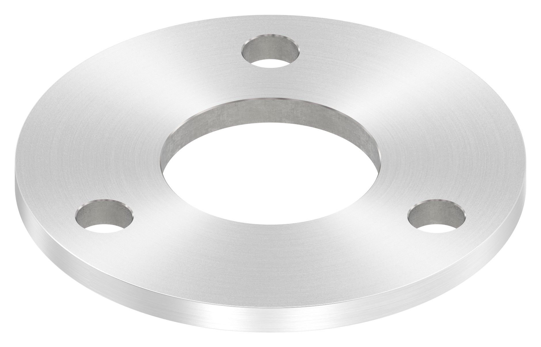 Ankerplatte Ø 100x6mm, mit Rundschliff, V2A 