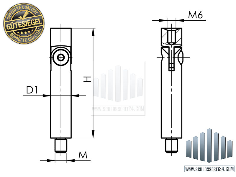 Gelenkstift L 68mm, d = 12mm