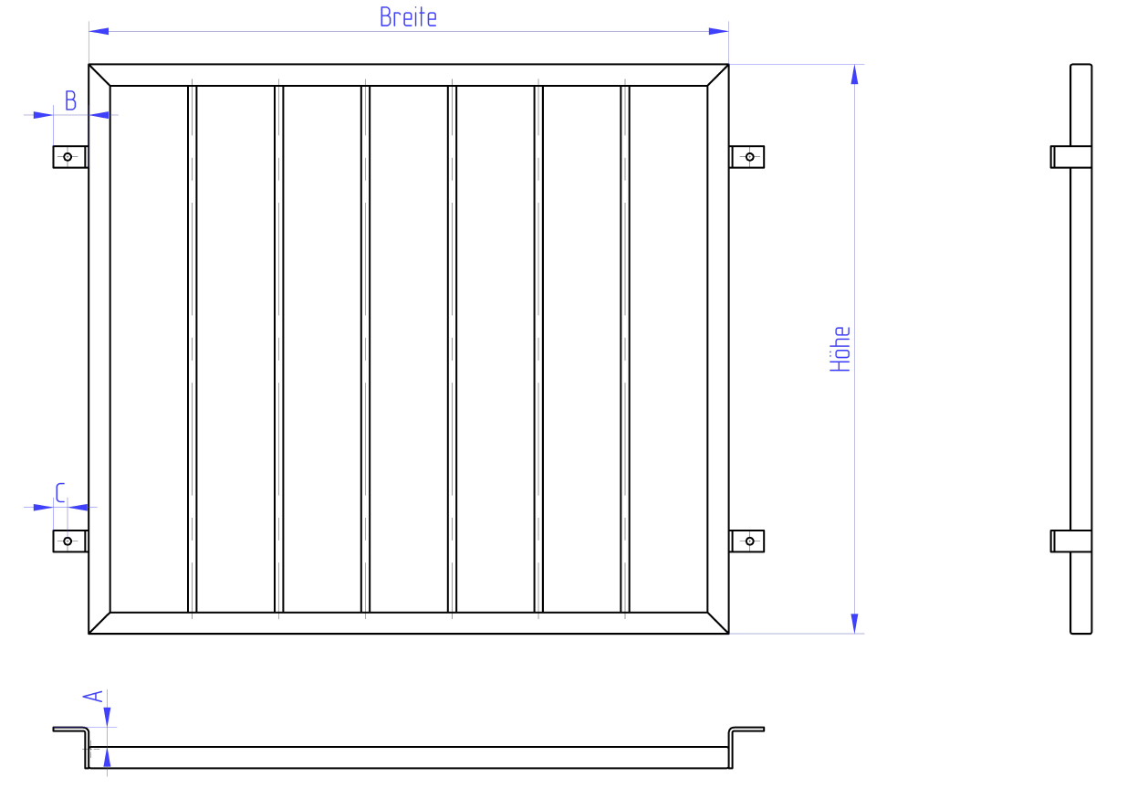 Fenstergitter Modell "Nordsee" Fenstergitter Modell "Nordsee"
