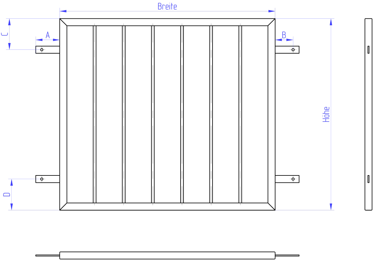 Fenstergitter Modell "Nordsee" Fenstergitter Modell "Nordsee"